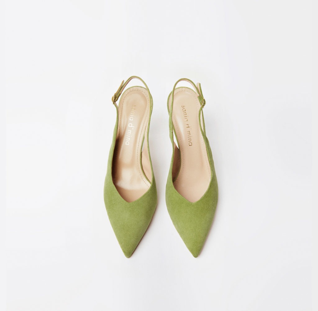 Elena Green Suede Sania Dmina